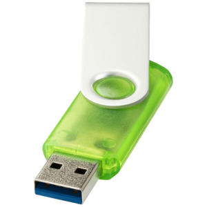 Rotate pendrive wyposażony w interfejs USB 3.0, półprzezroczysty