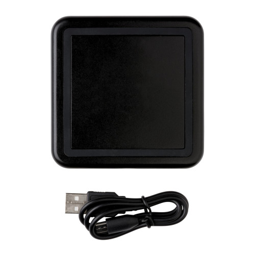 Ładowarka bezprzewodowa 5W Light Up Logo Czarny P308.821 (2)