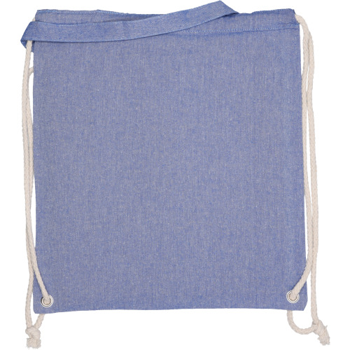Torba bawełniana z długimi uszami z recyklingu 140 g/m2 ADDISON Niebieski 254304 (2)