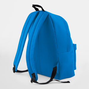 Surf Blue & Graphite Grey - Modny plecak mlodziezowy 18L wytrzymaly z kieszenia na zamek BagBase