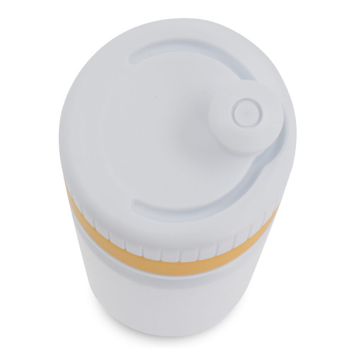 Bidon sportowy z obwódką  750ml Biały / żółty LT98786-N0141 (1)