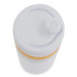 Bidon sportowy z obwódką  750ml Biały / żółty LT98786-N0141 (1) thumbnail