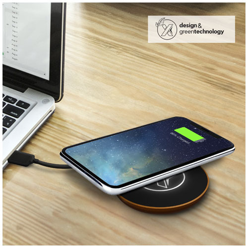 SCX.design W13 drewniana bezprzewodowa stacja ładująca Brązowy 2PX05171 (6)