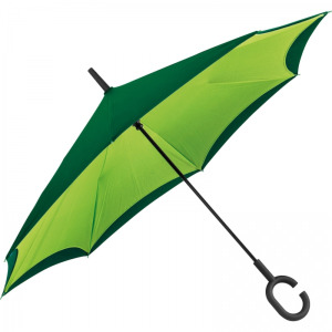 Parasol manualny odwrócony ø120 cm OLIVIA Jasnozielony