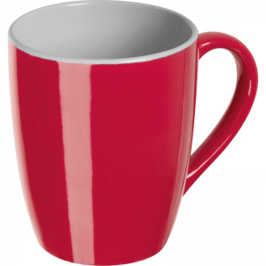 Kubek ceramiczny 300 ml AUSTIN Czerwony