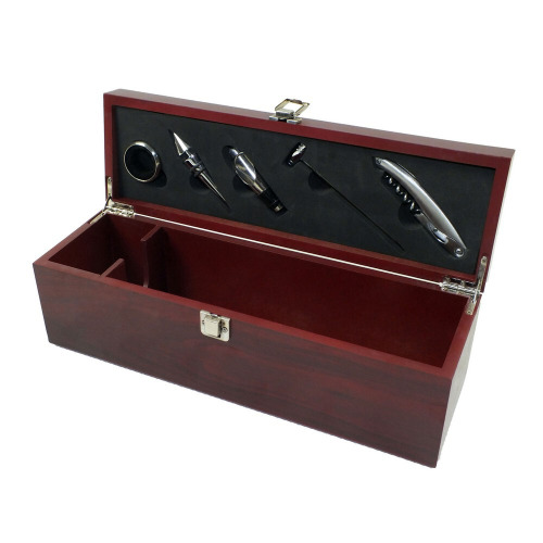 Zestaw do wina, 5 el. Drewno V5329-17 