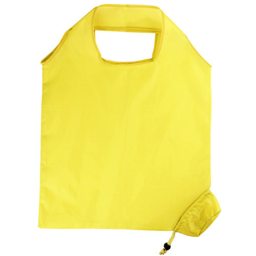 Składana torba na zakupy "uśmiechnięta buzia" (smile) żółty V8970-08B (2)