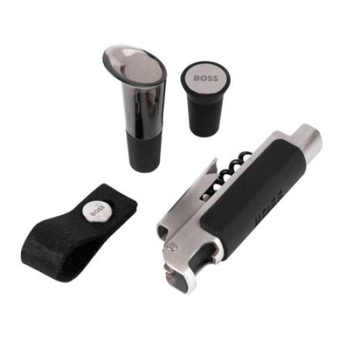 Zestaw do wina Iconic Black Czarny HAV321A (1)