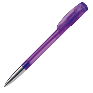 Długopis Deniro frosty Ecru / purpurowy