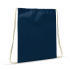 Worek plecak bawełniany OEKO-TEX® 35x45cm Ciemnoniebieski LT95205-N0010  thumbnail