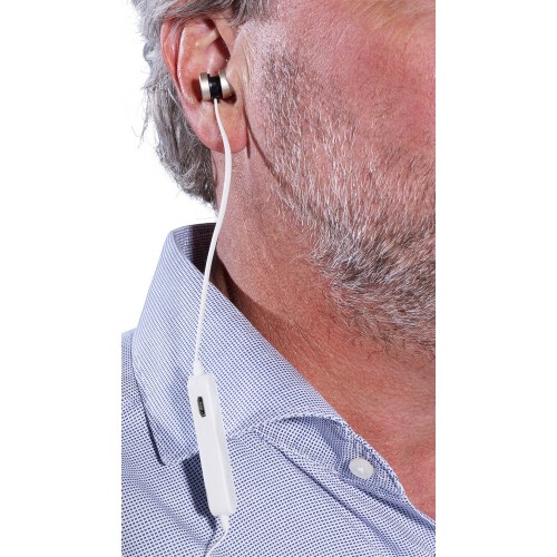 Bezprzewodowe słuchawki douszne biały V3935-02 (2)
