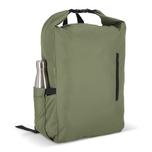 Plecak z klamrą R-PET 600D Rolltop 20L Oliwkowa zieleń LT95352-N0043 (6)