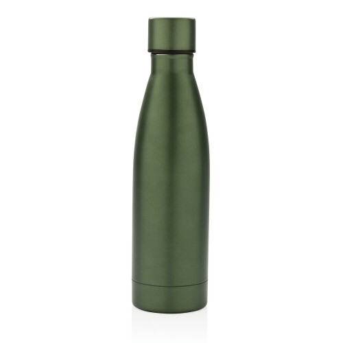 Próżniowa butelka sportowa 500 ml, stal nierdzewna z recyklingu green P433.277 (1)