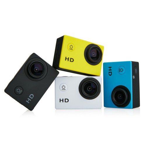 Kamera sportowa HD z 11 akcesoriami czarny, czarny P330.051 (10)