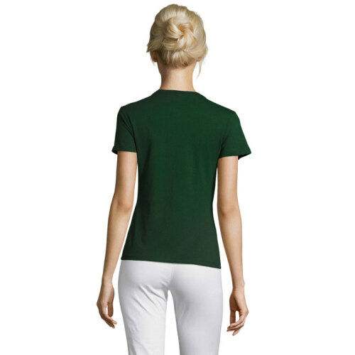 REGENT Damski T-Shirt 150g Ciemno-zielony S01825-BO-L (1)