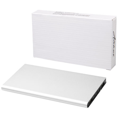 Aluminiowy powerbank Plate 8000 mAh Srebrny 12411201 (7)