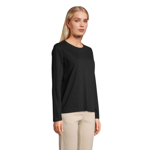 MONARCH WOMEN T-SHIRTS Deep Black S04443-DB-XS (2)