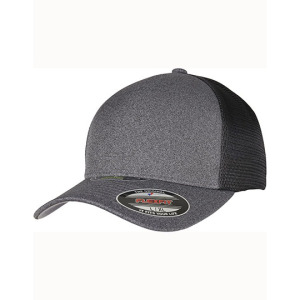 Czapka Trucker Dwukolorowa Siateczka - Dark Grey & Black