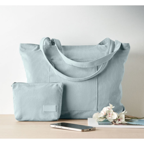 Sztruksowa duża torba Baby Blue MO2875-66 (4)