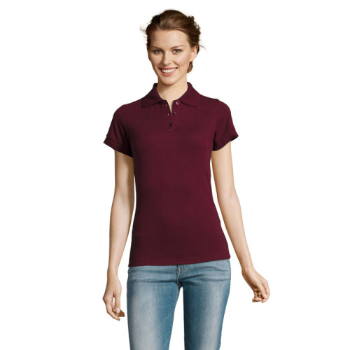PRIME Damskie POLO 200g Burgundy S00573-BG-XXL 