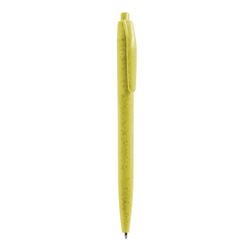 Długopis z włókien słomy pszenicznej żółty V1979-08 (2)