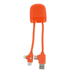 Kabel do ładowania Xoopar ICE-B Multi Pomarańczowy