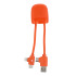 Kabel do ładowania Xoopar ICE-B Multi Pomarańczowy LT41025-N0026  thumbnail