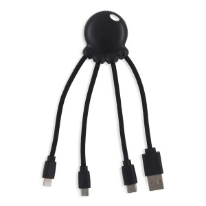 2087 | Xoopar Octopus Charging cable Czarny