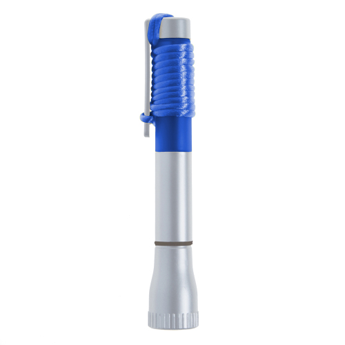 Długopis, latarka 2 LED niebieski V1654-11 (1)