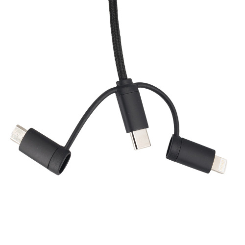 Kabel 4w1 z podświetlanym logo, LH-ZM02 Czarny EG061003 (1)