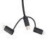 Kabel 4w1 z podświetlanym logo, LH-ZM02 Czarny EG061003 (1) thumbnail
