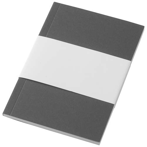 Notatnik A6 Novella Austen z miękką okładką z materiału z recyklingu, 50 kartek Ciemnografitowy 21026390 (5)