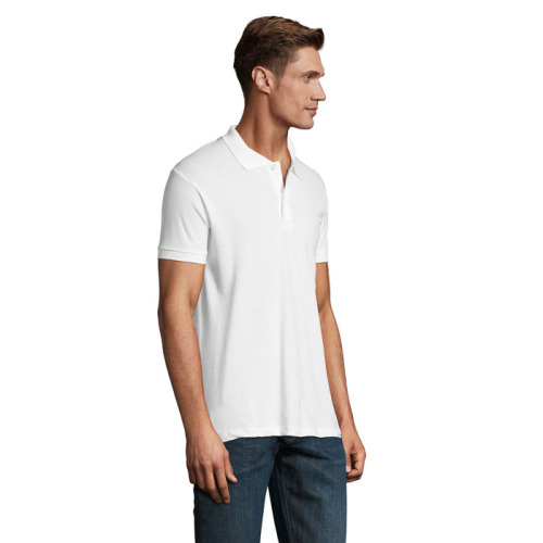 PERFECT Męskie POLO 180g Biały S11346-WH-XXL (2)