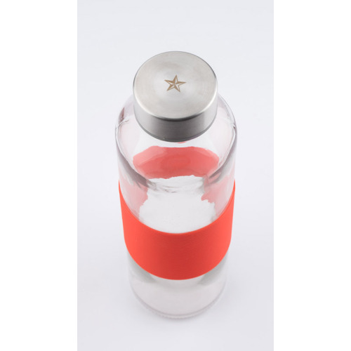 Butelka szklana GLASSI 510 ml Czerwony 16207-04 (6)