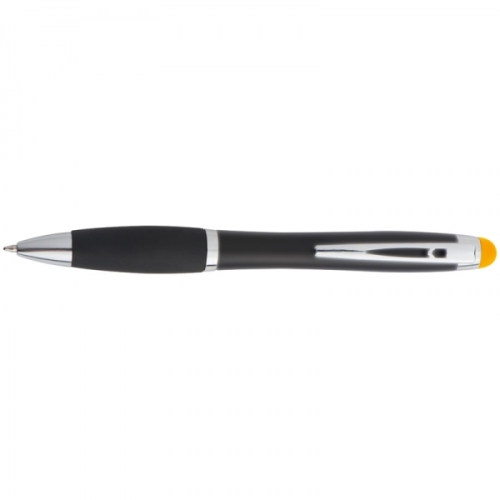 Długopis metalowy touch pen lighting logo LA NUCIA żółty 054008 (3)