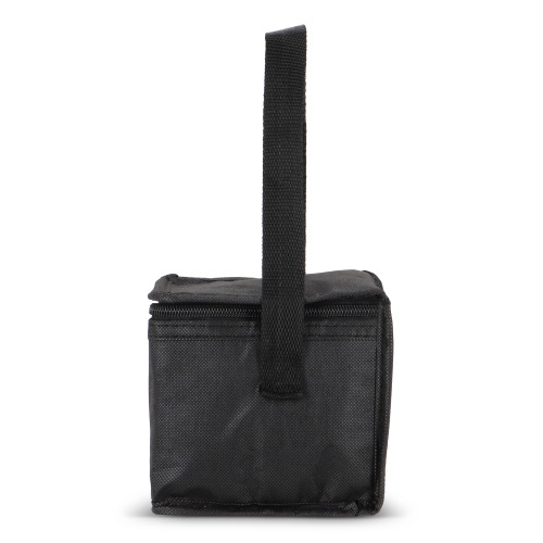 R-PET 6 Torba chłodząca na puszki z włókniny 20 x 13 x 12,5 cm 75g/m² Czarny LT95390-N0002 (1)