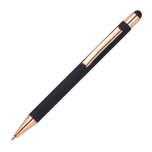 Długopis metalowy touch pen soft touch MIRAMAR Czarny 432803 