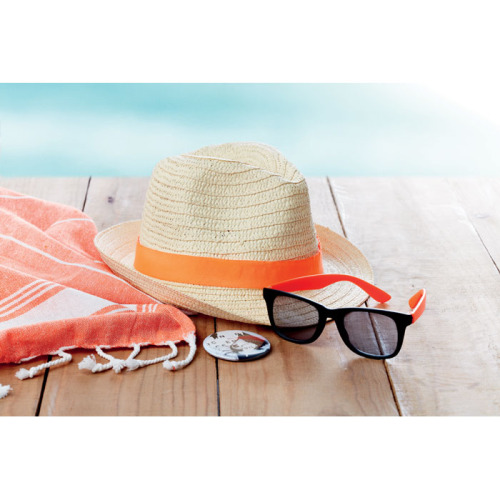 Kapelusz słomkowy Pomarańczowy MO9341-10 (2)