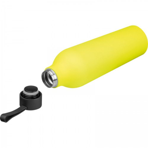 Butelka termiczna stalowa soft touch 800 ml DENIS żółty 8389008 (2)