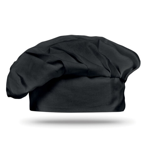 Bawełniana czapka szefa kuchni czarny MO8409-03 (5)