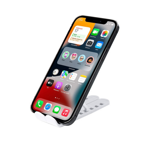 Składany stojak na telefon Biały VA622-02 (4)