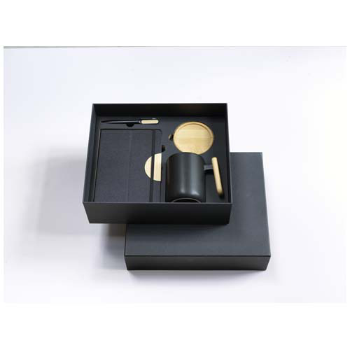 Laura zestaw upominkowy z notatnikiem A5 w twardej okładce i długopisem Czarny 10791190 (8)