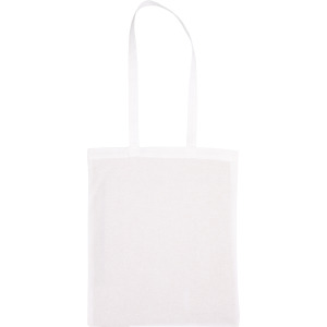 Torba z bawełny organicznej z długimi uszami 180 g/m2 BRANSLEY Biały