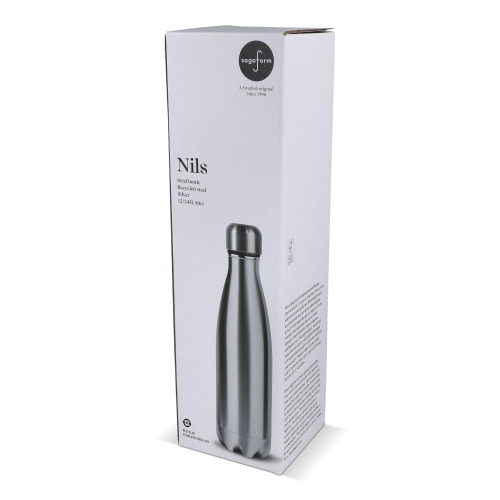 Sagaform Nils butelka stalowa Chrome 500 ml Chromowy LT52057-N0003 (4)