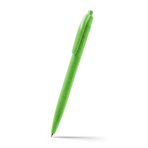 Długopis z włókien słomy pszenicznej zielony V1979-06 (2)