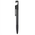 Długopis wielofunkcyjny, czyścik do ekranu, linijka, stojak na telefon, touch pen, śrubokręty czarny V1849-03 (1) thumbnail