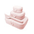Zestaw 3 lunchboxów ze sztućcami Pascal ready organic pink Koziol Różowy KZL3168669  thumbnail