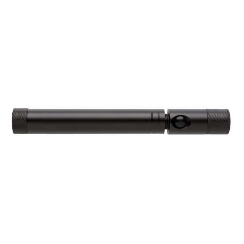 Latarka teleskopowa 3 LED z magnesem Czarny P513.651 (4)