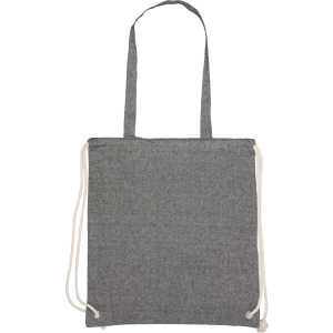 Torba bawełniana z długimi uszami z recyklingu 140 g/m2 ADDISON
