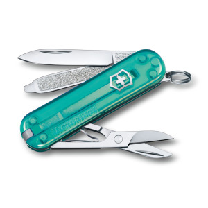 Scyzoryk Classic SD transparentny Victorinox Turkusowy